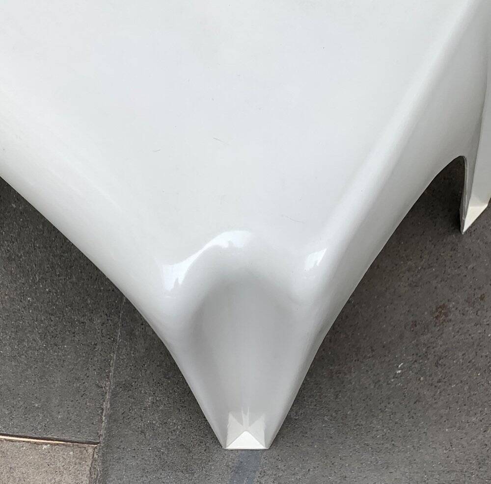 Stackable German chair in mid-century space age style by Helmut Bätzner for Bofinger, 1960s.