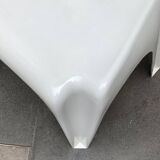 Stackable German chair in mid-century space age style by Helmut Bätzner for Bofinger, 1960s.