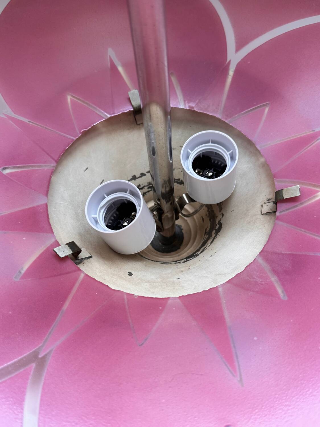 Art Deco ceiling light by Loys Lucha