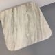 Table basse vintage en marbre blanc des années 70