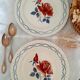 Mismatched dessert plates