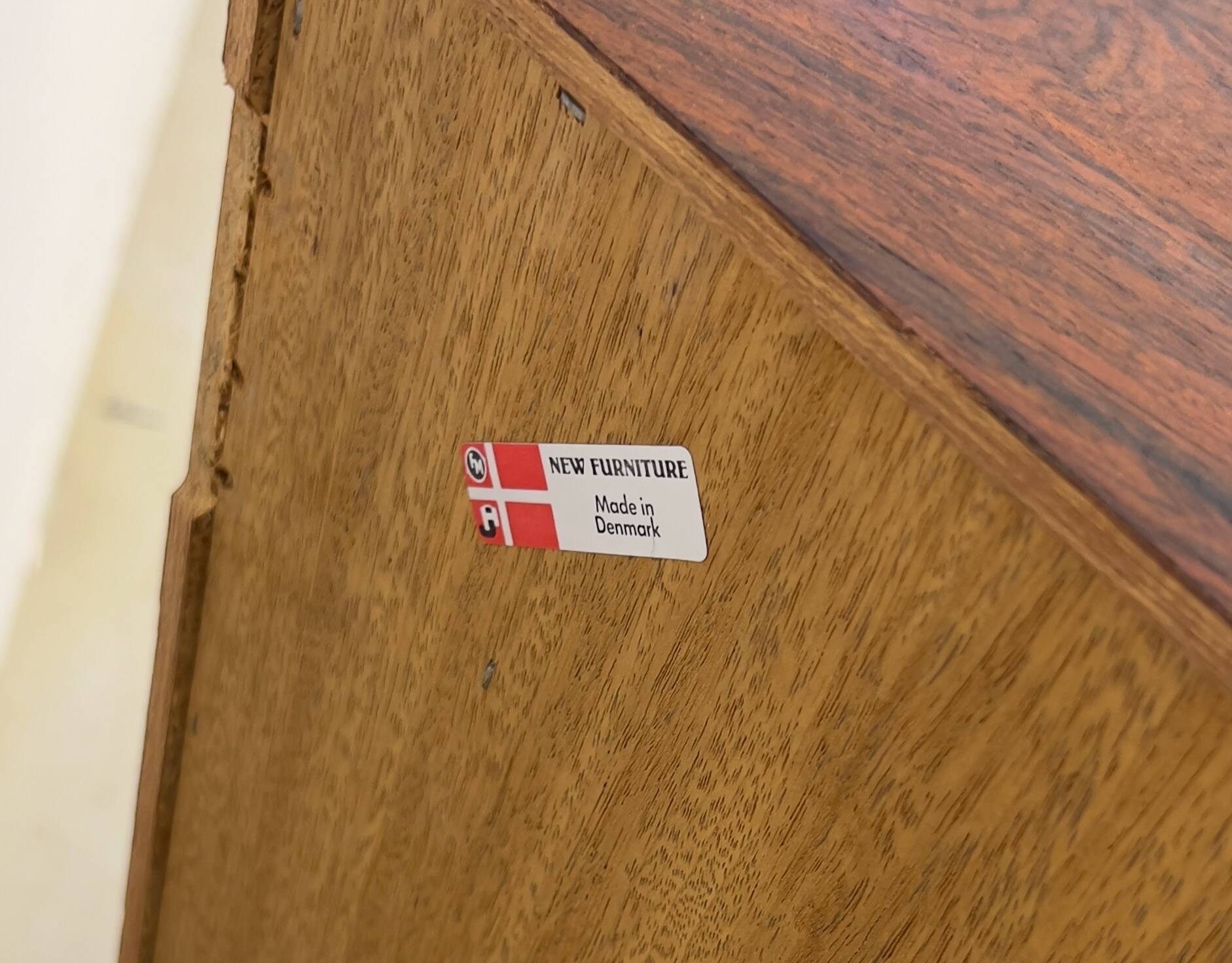 Rosewood Tambour Door Cabinet By Kai Kristiansen For Feldballes