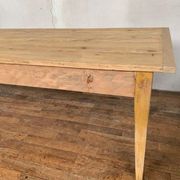 Farm table bistro bar light wood foot fuseau