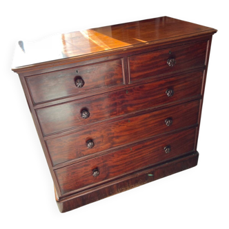 Commode anglaise 5 tiroirs