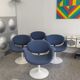 Set of 4 Pierre Paulin Little Tulip chairs by Artifort