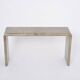 Mid-Century Modern Console Table Made of Laquered Goat Skin by Aldo Tura