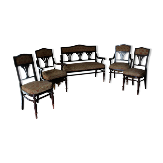 Lounge set, Thonet, 1890s