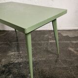 Old Tolix dining table