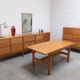 Decorative 'N-Line' bar cabinet in oak by P&J Neirinck, 1968