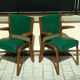 Pair of Bow Wood armchairs by Hugues Steiner