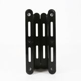 Iconic black magazine rack 4676 by Giotto Stoppino for Kartel, Italy 1970s