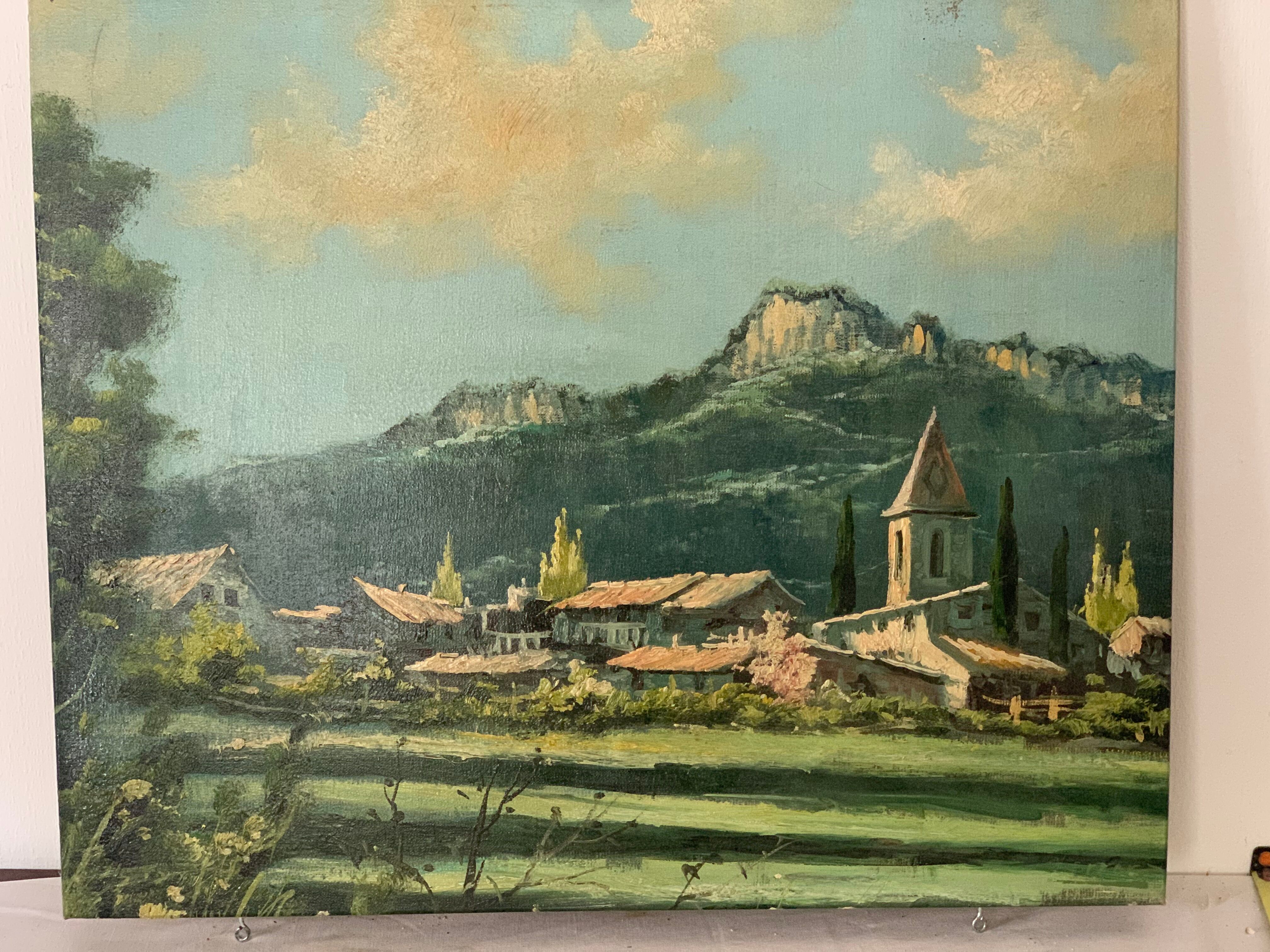 Mountain landscape painting