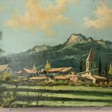 Mountain landscape painting