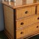 Vintage Enfilade Commode Maugrion Rattan - Roche Bobois