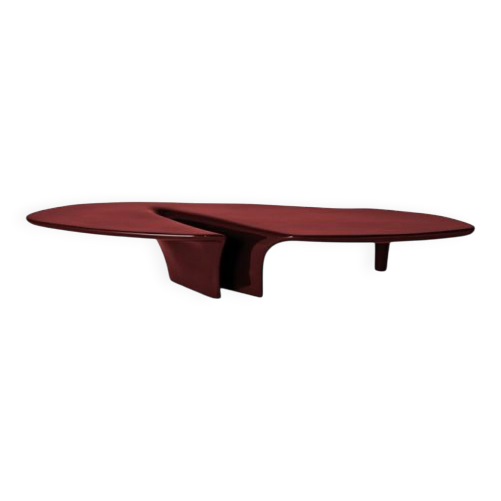Red fibreglass coffee table bu bu