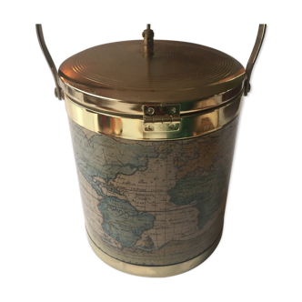 Ice bucket, 70's world map