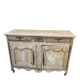 Buffet ancien en orme - Deux portes trois tiroirs - aspect brut