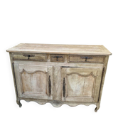 Antique elm sideboard - Two doors three drawers - raw finish