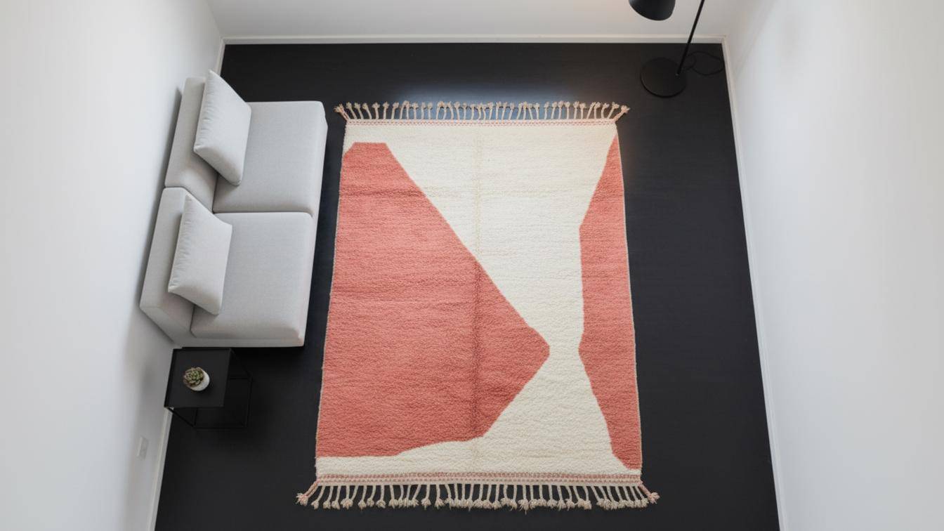 Large handmade Berber rug 3x2 m