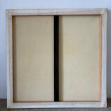 The reading table, oil on canvas