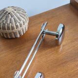 Porte manteau mural chromé 2 patères