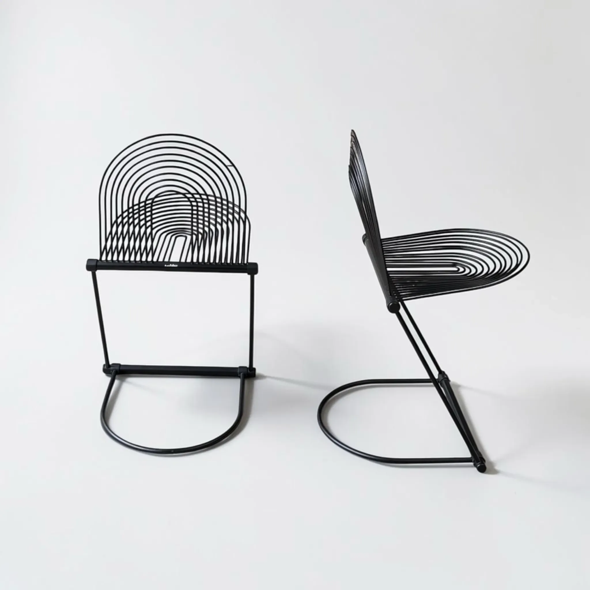 Postmodern Cantilever Swing Chair from the Mid-Century by Ohl for Lübke, 1980