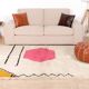 Handmade traditional Atlas Moroccan rug, size 150 x 250 cm.