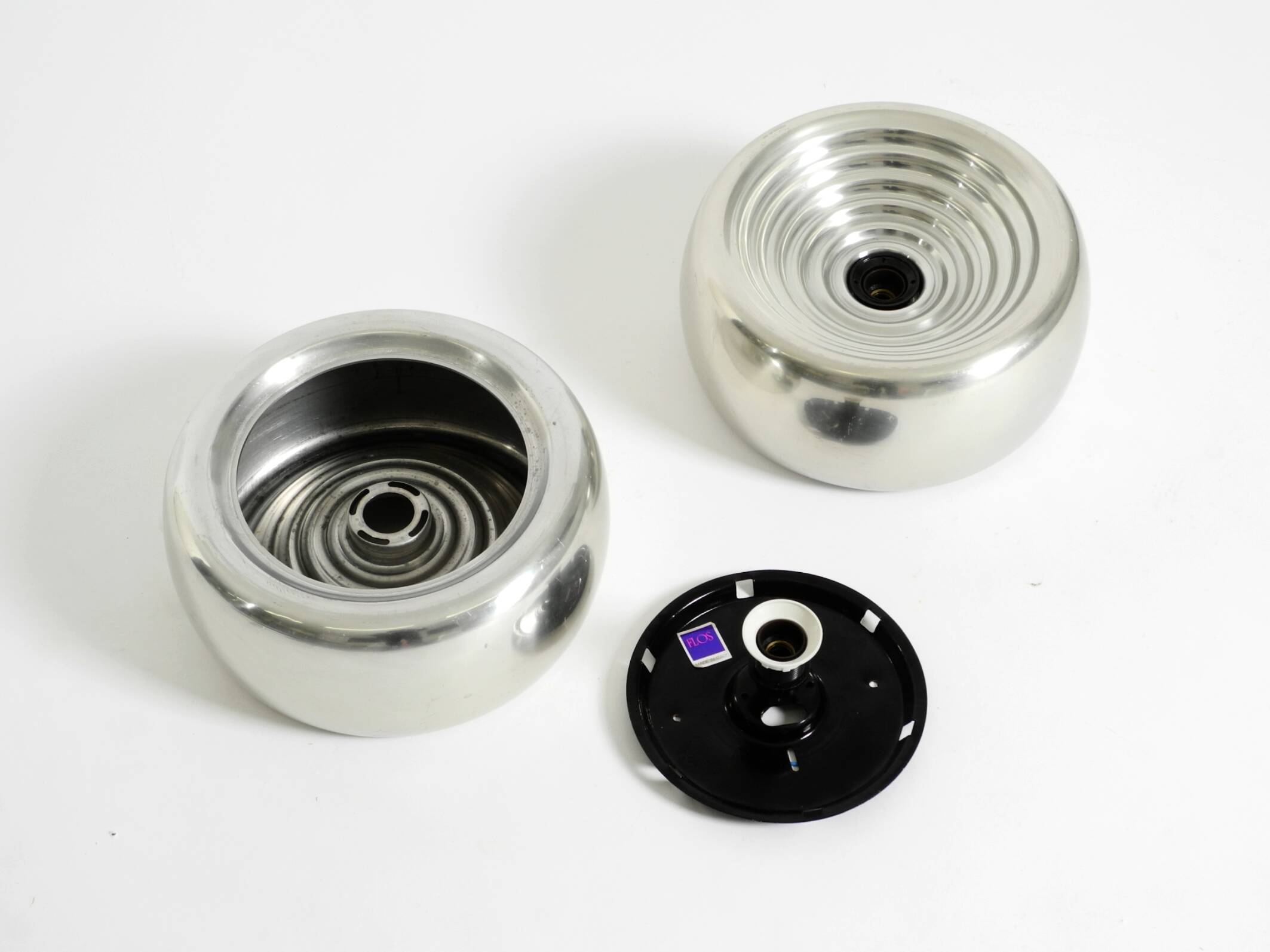 Set of two Padina Wall Lamps by Castiglioni for Flos, Italy, Circa 1970