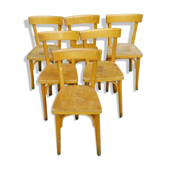 Set of 6 Baumann bistro chairs
