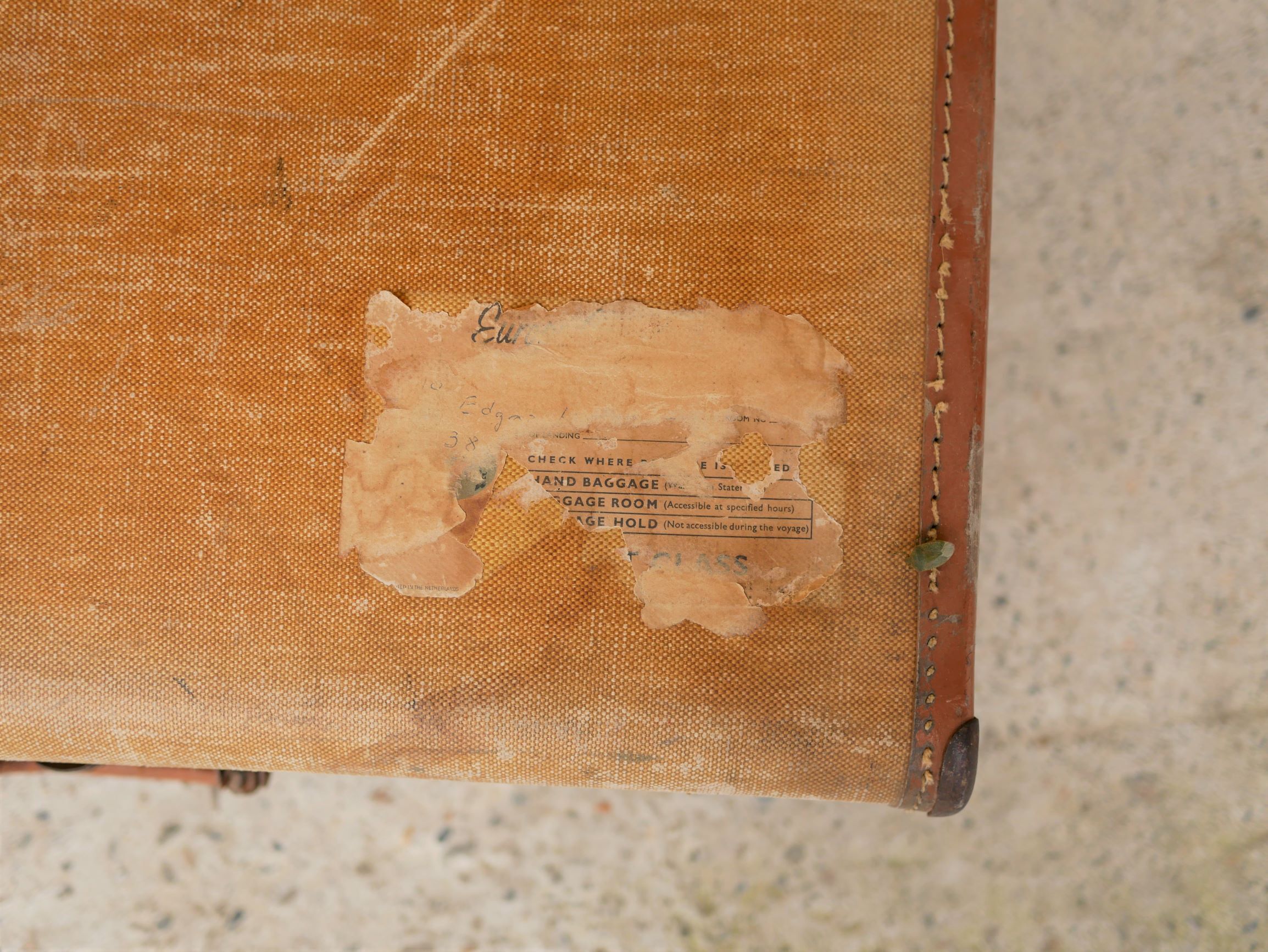 Yellow vintage case