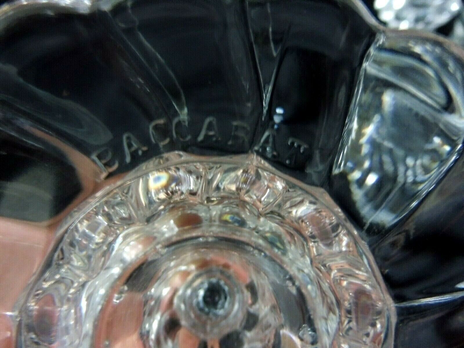 Torches / candle holders crystal of baccarat