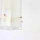 1 of 3 large Murano glass ice pendant by Limburg, Germany, 1970s