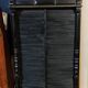 Curtained cabinet, late 19th century.