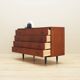 Teak chest of drawers, Danish design, 1970s, production: Denmark