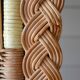 Rattan and wicker cabinet