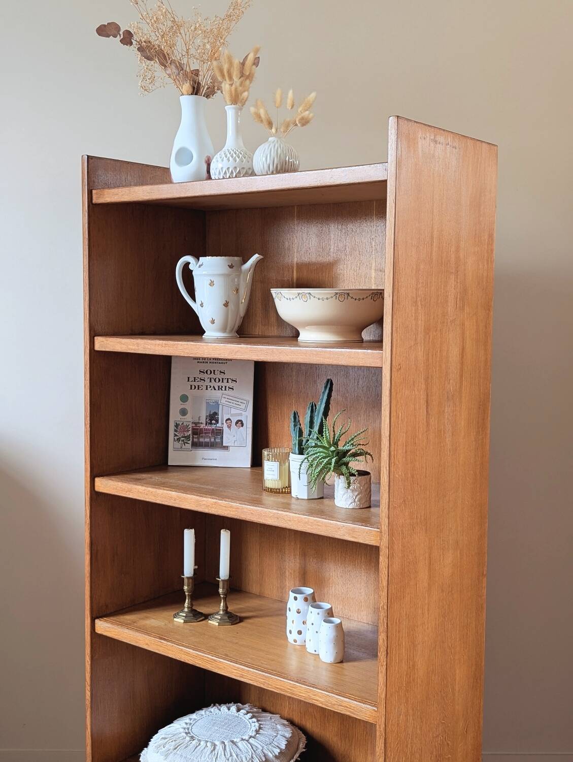 Vintage Danish Scandinavian design bookshelf.