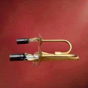 Pair of gilt brass wall lights in Empire style, Egyptian revival – 1940s-50s