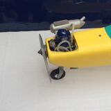 Model airplane circa 1980 years with gasoline engine in plastic dimension H-25cm- L-105- Pr-170
