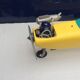 Modèle l’avion vers 1980 années avec moteur à l’essence en plastique dimension H-25cm- L-105- Pr-170