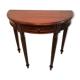 Console demi-lune en merisier