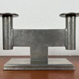 Minimalist chandelier model 551 in German tin by Karl Raichle for Meersburg, 1930s, set of 2.