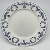 Set of 10 Nuneville flat and soup plates from 1890