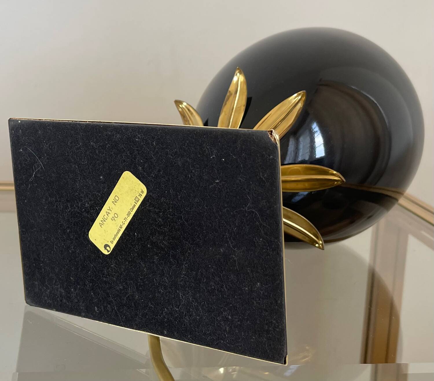 Lamp base Maison Le Dauphin 1980.