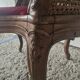 Fauteuil de Bureau Louis XV canné XIXeme