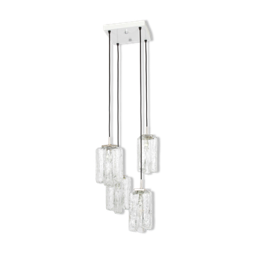 Suspension en cascade design en verre de Murano par Kalmar, Autriche, années 1970