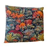 Coral pattern cushion 80s