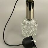 60s 70s lamp hanging lamp ball lamp bubble chrome glass space age design