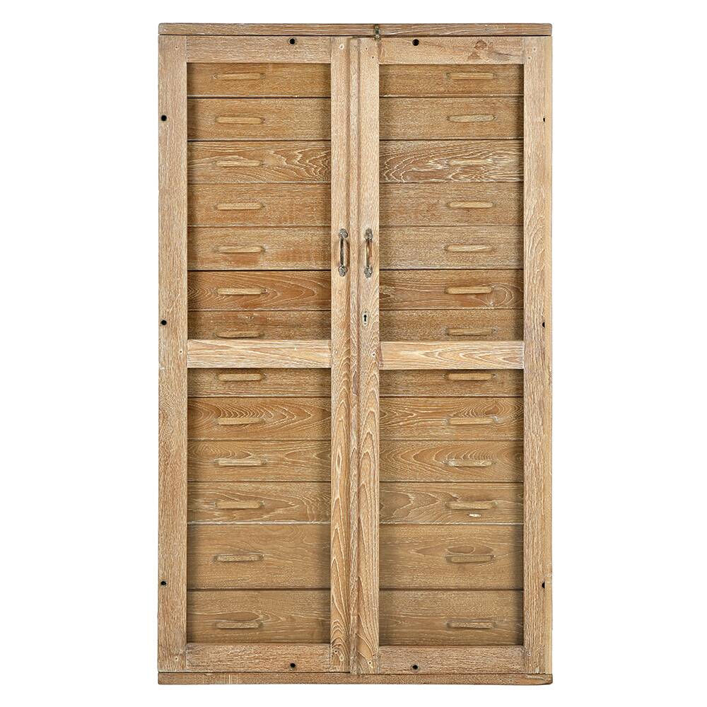 Solid wood artist's cabinet with 13 drawers (60 x 91 x 153cm)