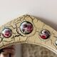Modernist mirror, J Capo Enamels, wood and enamel