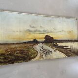 Old signed painting